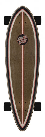 SANTA CRUZ Gold Stripe Cruzer Pintail Cruiser Complete Sunny Smith LLC