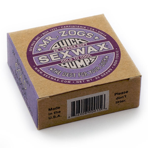 SEX WAX COCONUT QUICK HUMPS Surf Wax  (ECOBOX) Sunny Smith LLC