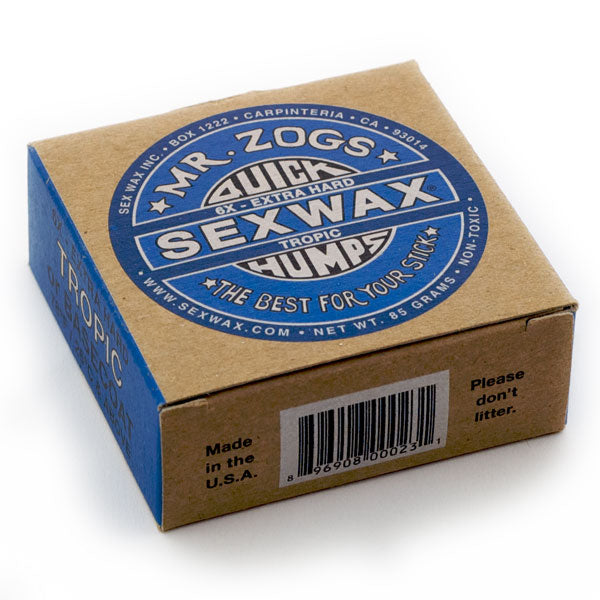 SEX WAX COCONUT QUICK HUMPS Surf Wax  (ECOBOX) Sunny Smith LLC