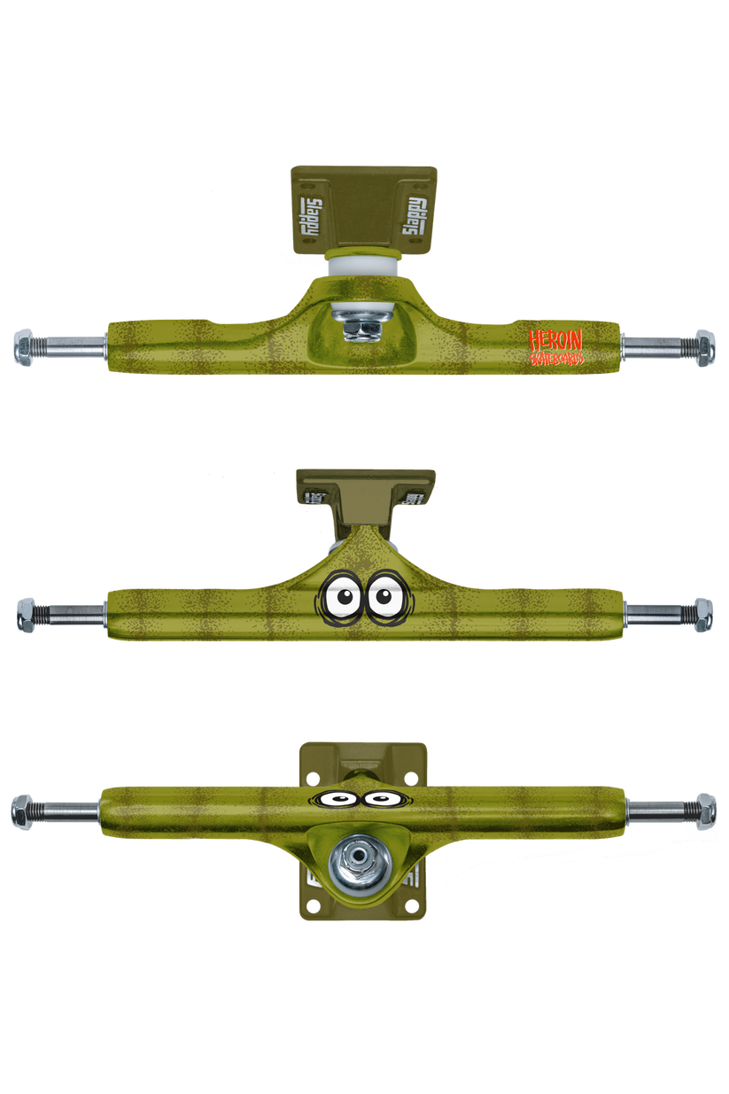 SLAPPY ST1 Hollow Trucks - Pickle Green 9.5