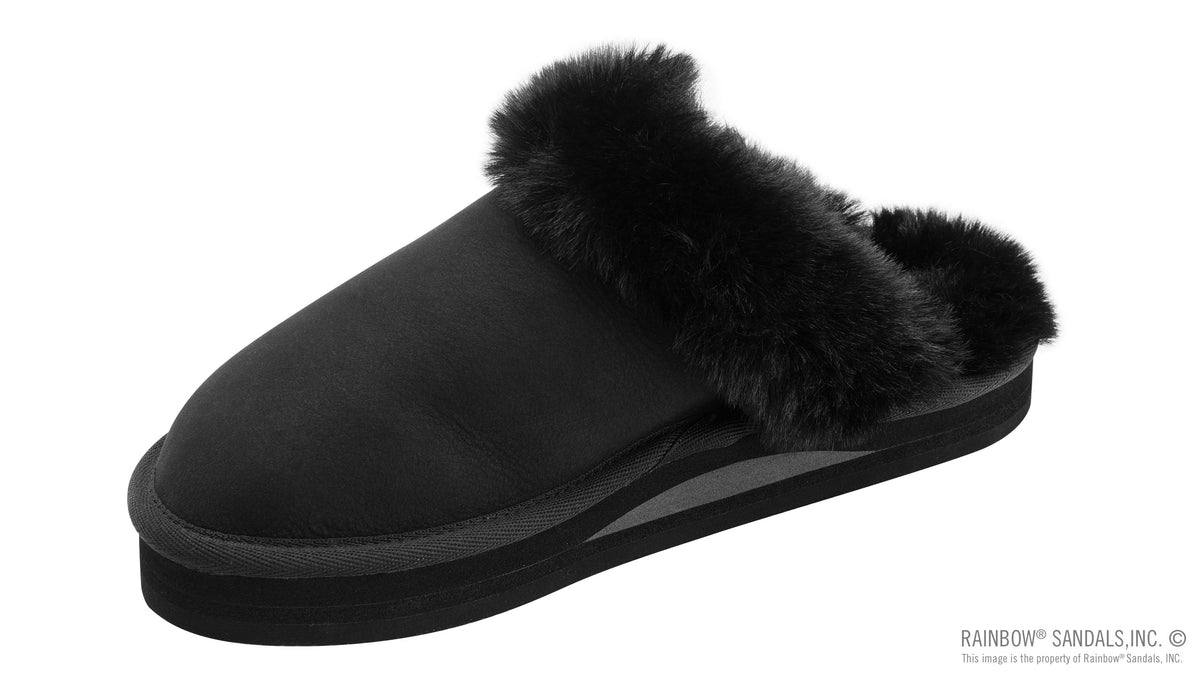 Rainbow Sandals Sunset Snugs - Premier Leather, Fleece Lined Slipper