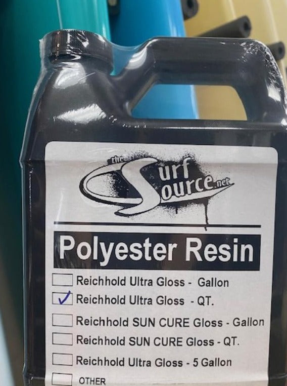 SURFSOURCE REICHHOLD ULTRA GLOSS Polyester Resin (1QT/.95L) Sunny Smith LLC
