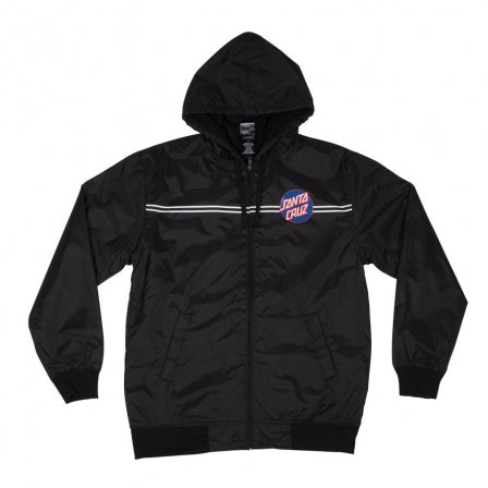 Santa Cruz Dot Hooded Windbreaker Jacket Sunny Smith LLC