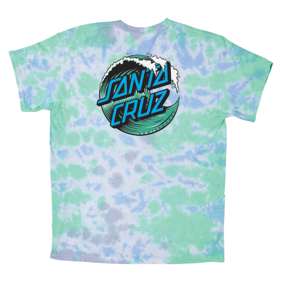 Santa Cruz Wave Dot S/S Regular T-Shirt Mens Sunny Smith LLC