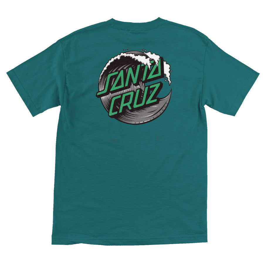Santa Cruz Wave Dot S/S Regular T-Shirt Mens Sunny Smith LLC