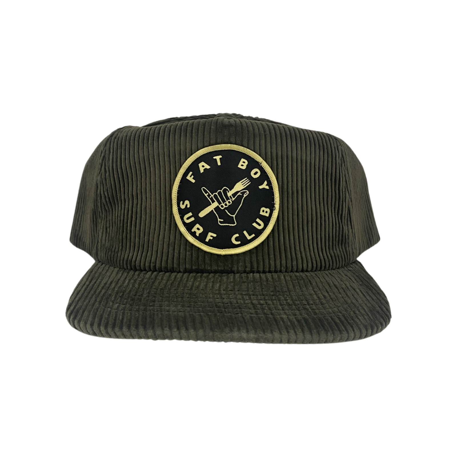 Shaka Fork Corduroy Surf Hat - Olive Sunny Smith LLC