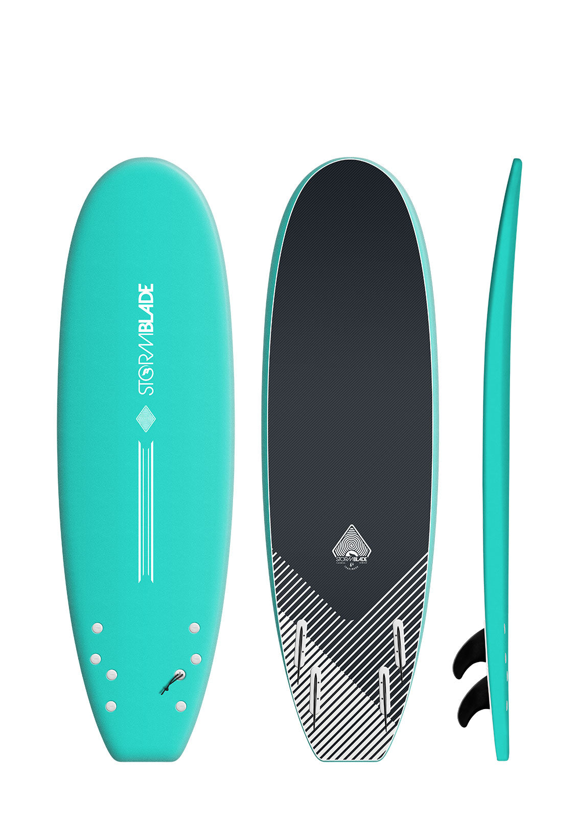 Storm Blade 6ft 6in Quad Runner-TURQUOISE