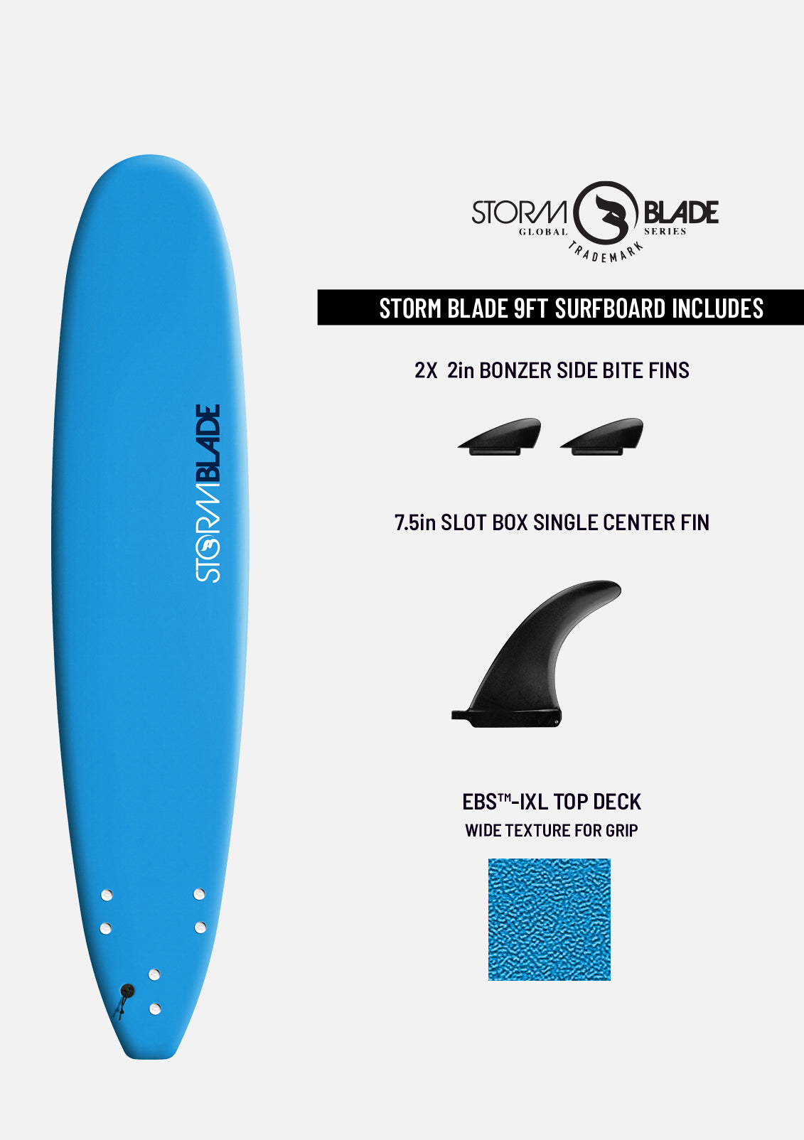 Storm Blade 9ft Surfboard