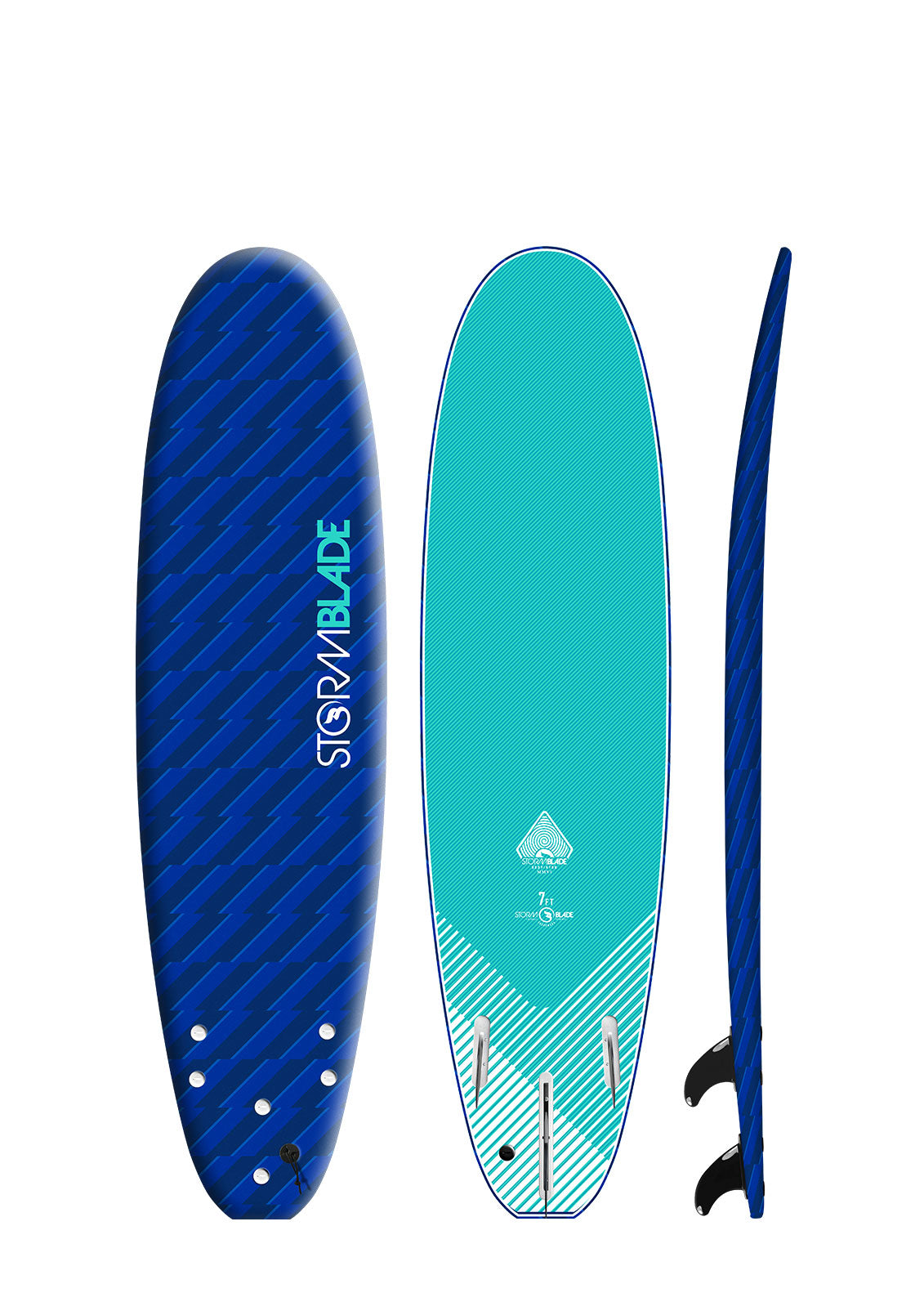 Storm Blade 7ft Surfboard- Blue Blizzard