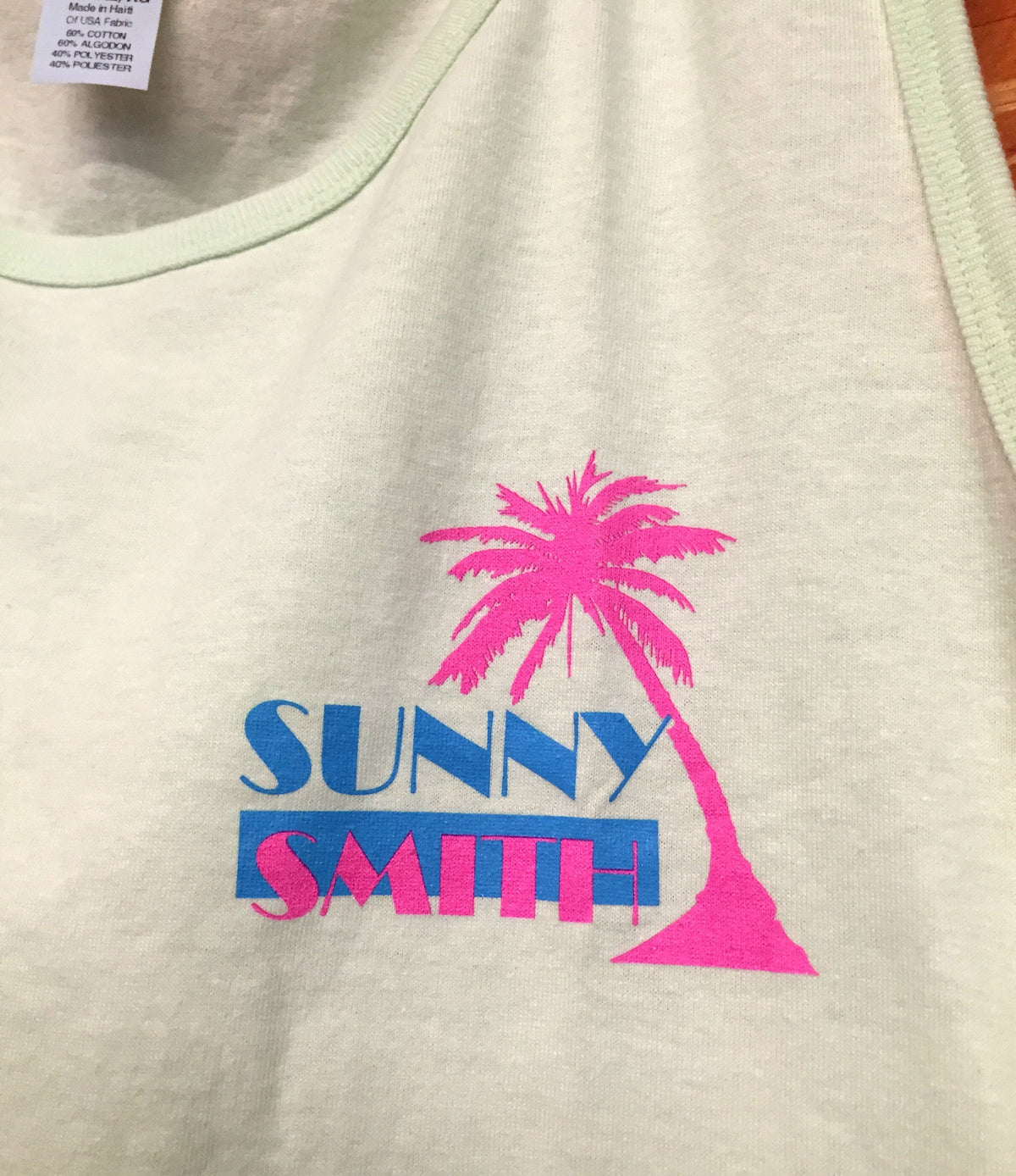 Sunny Smith Mens Tank - Light Green Sunny Smith LLC