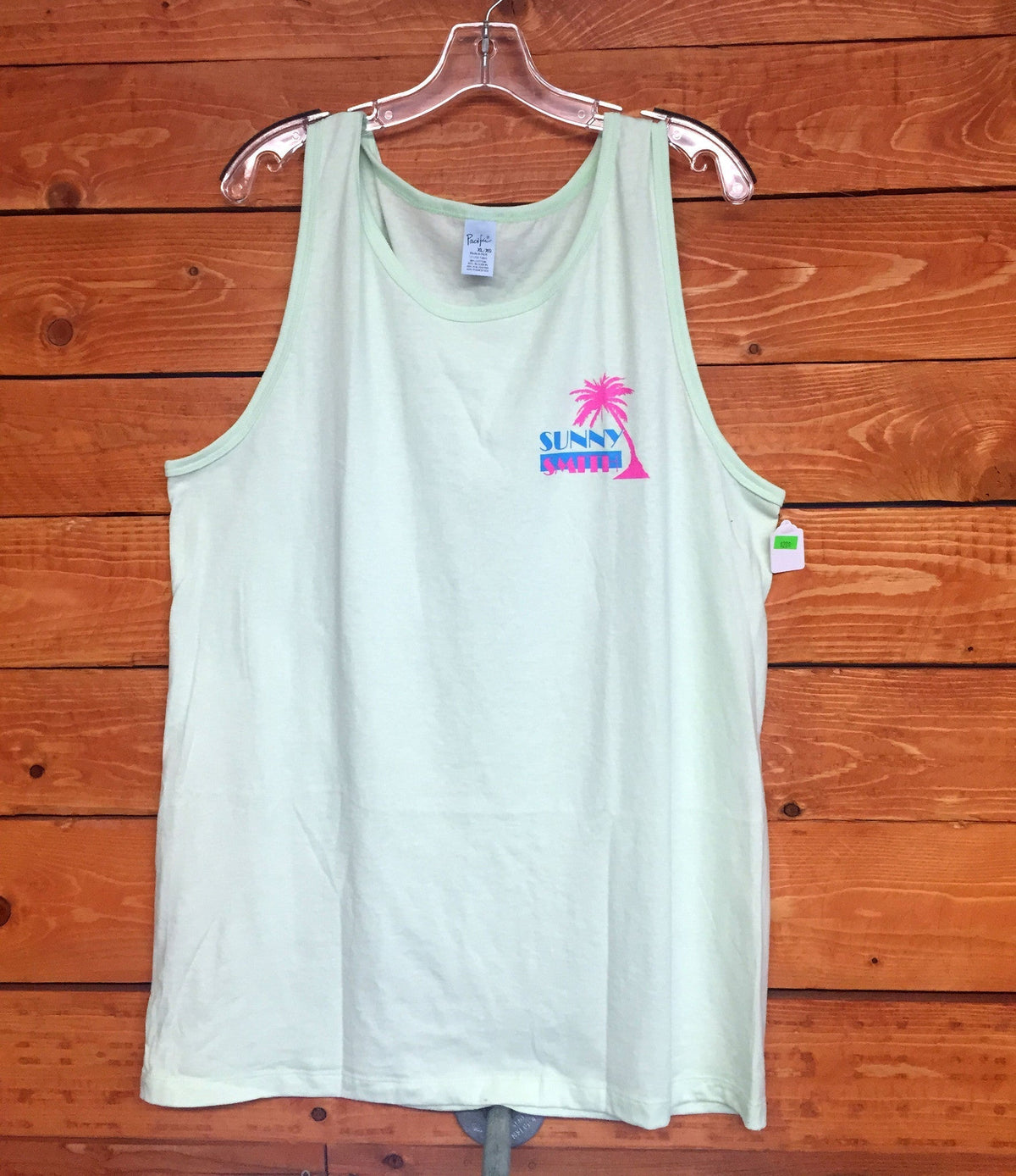 Sunny Smith Mens Tank - Light Green Sunny Smith LLC