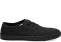TOMS MENS CORDONES BLK/BLK HERITAGE CANVAS CUPSOLE Sunny Smith LLC