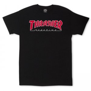 THRASHER LOGO OUTLINED SS T-SHIRT Sunny Smith LLC