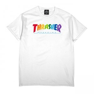 Thrasher Logo Rainbow s/s T-Shirt Sunny Smith LLC