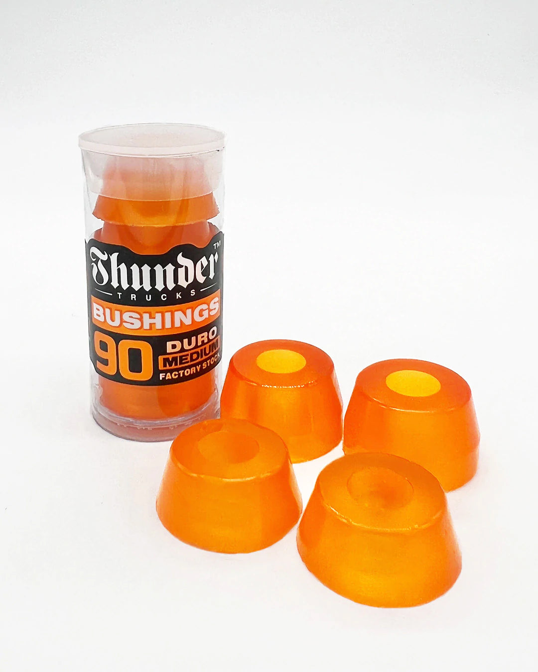 Thunder Premium Skateboard Bushings 90A Medium Orange