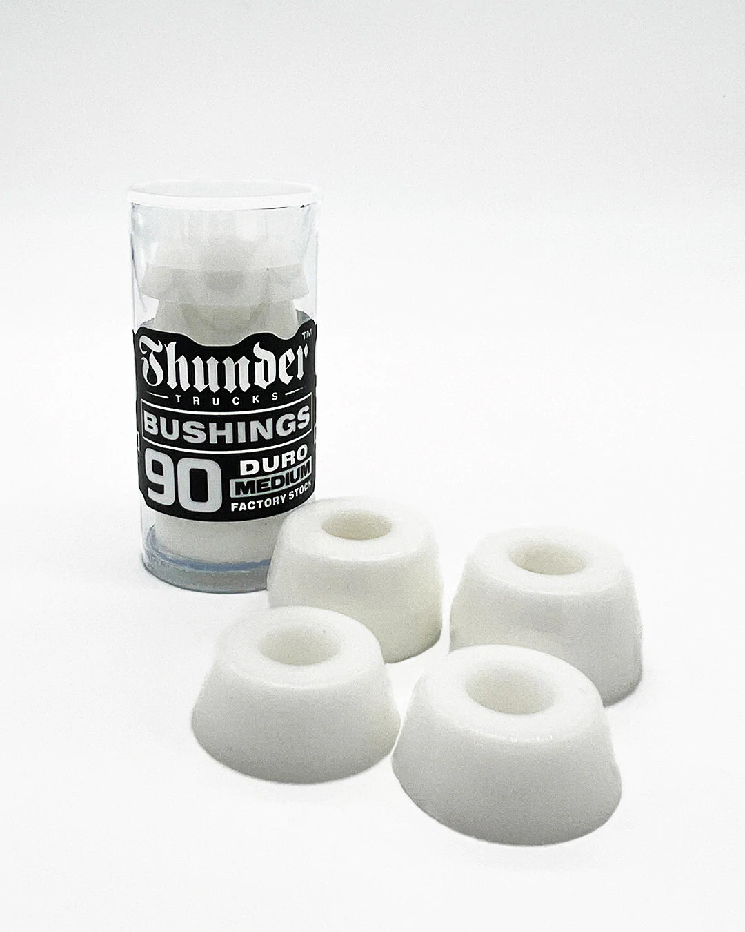 Thunder Premium Skateboard Bushings 90A Medium White