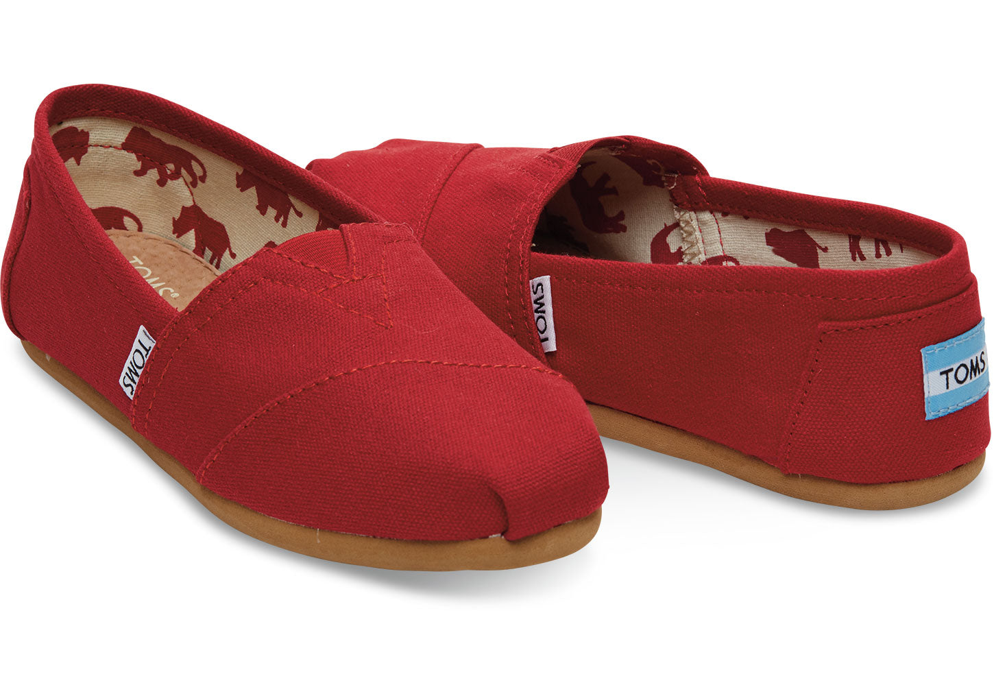 Toms Classic Red canvas Sunny Smith LLC