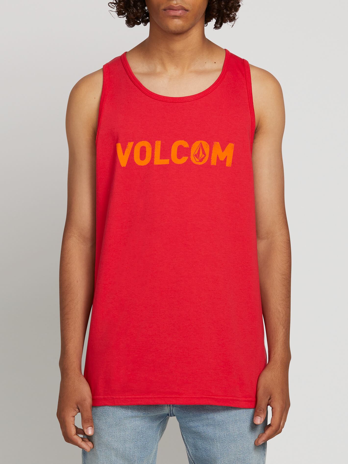 VOLCOM CEMENT TANK RED Sunny Smith LLC