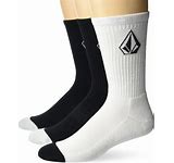 VOLCOM FULL STONE SOCK 3PK (Combo black/white) Sunny Smith LLC
