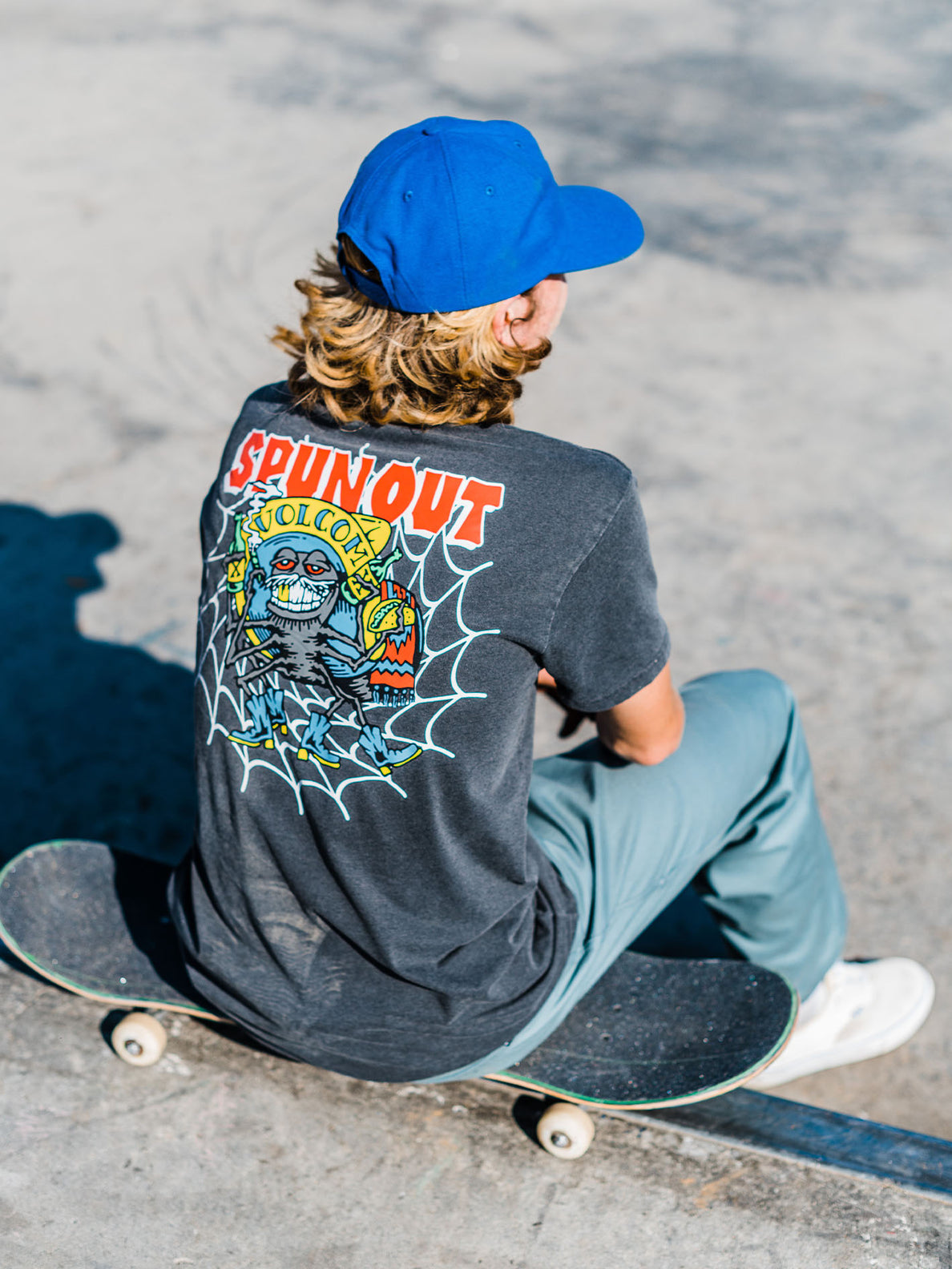 VOLCOM SKATE VITALS PROVOSTER SHORT SLEEVE TEE BLACK Sunny Smith LLC