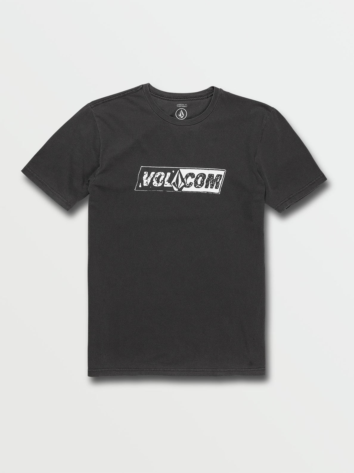 VOLCOM STONE SPLIT SHORT SLEEVE TEE- BLACK Sunny Smith LLC