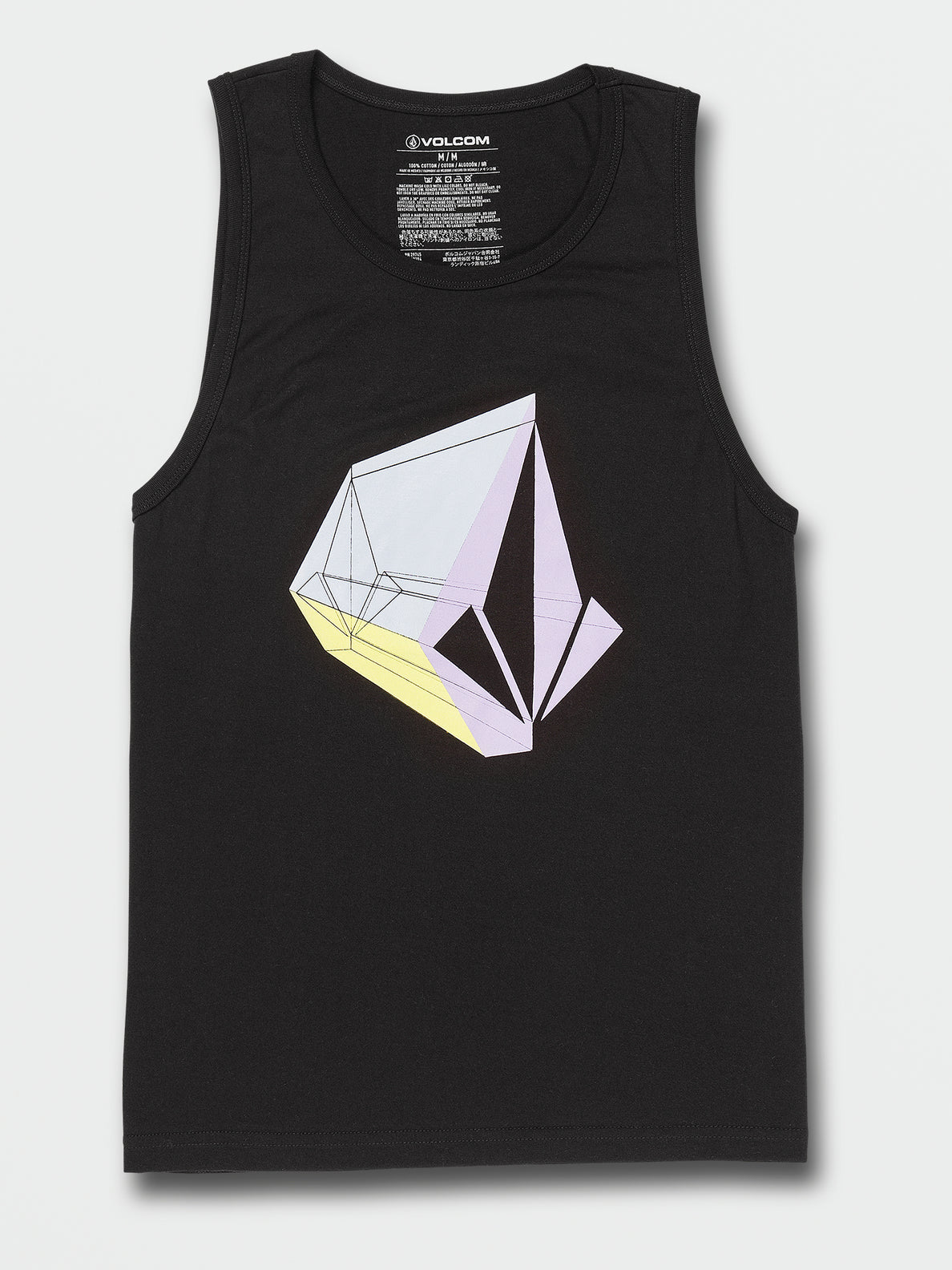 VOLCOM THREEDEE TANK TOP- Black Sunny Smith LLC