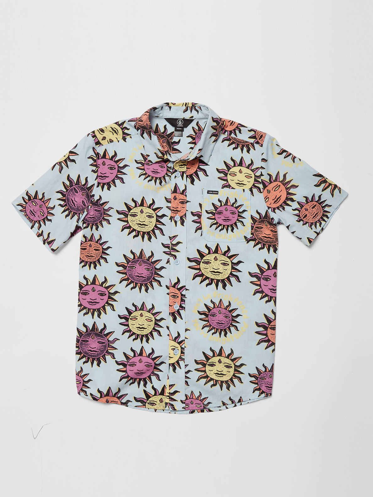 Volcom Ozzy Sun S/S Button Up Shirt Sunny Smith LLC