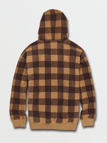 VOLCOM THROW EXCEPTIONS PO HOODIE KHAKI Sunny Smith LLC