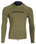 HYPERFLEX Wetsuit Men’s Vyrl Long Sleeve Surf Top – Green
