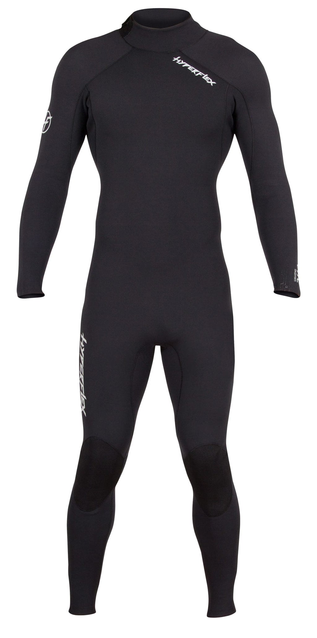 HYPERFLEX Wetsuit Vyrl Flatlock Seam Back Zip Fullsuit