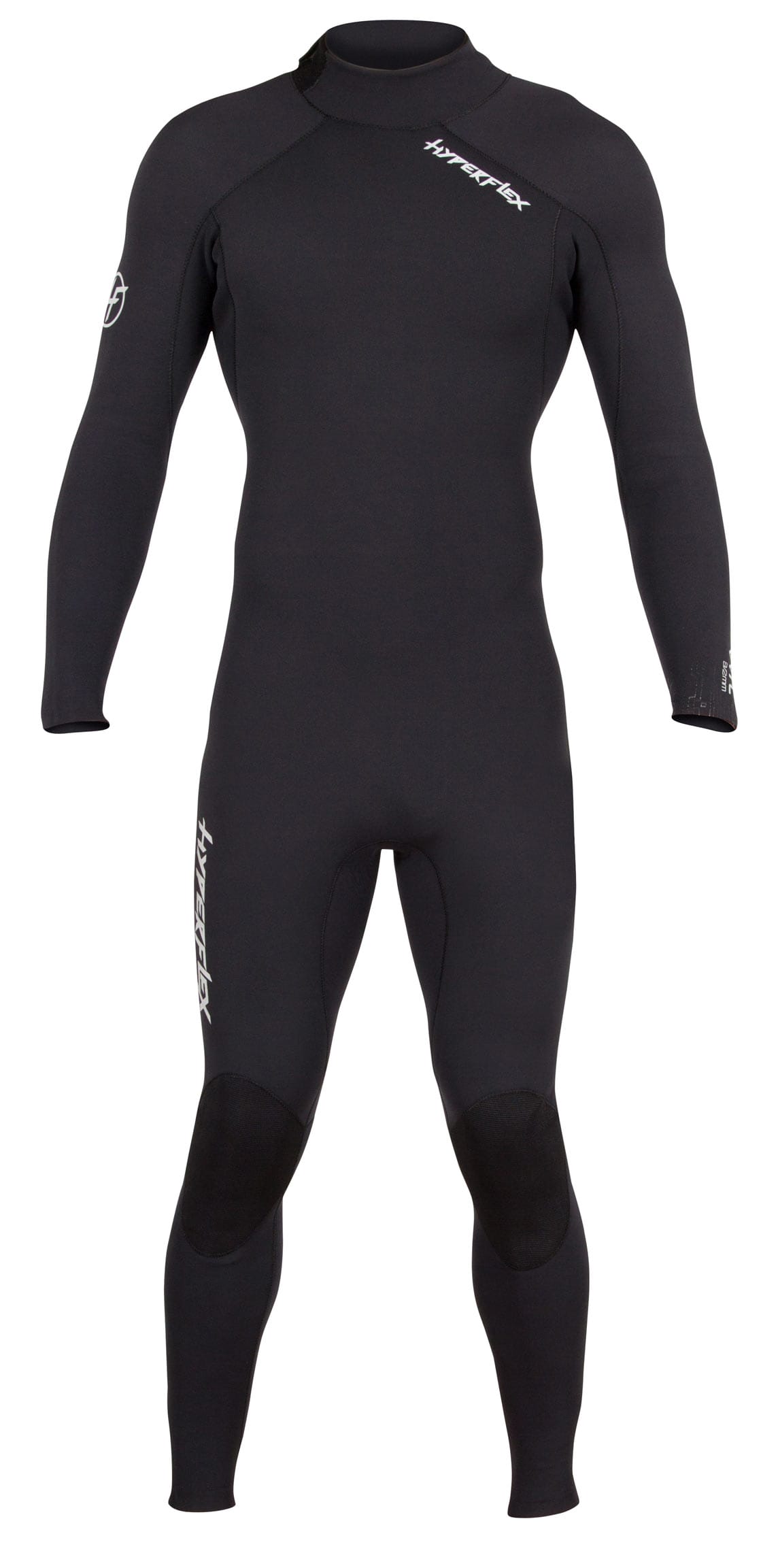HYPERFLEX Wetsuit Vyrl Flatlock Seam Back Zip Fullsuit