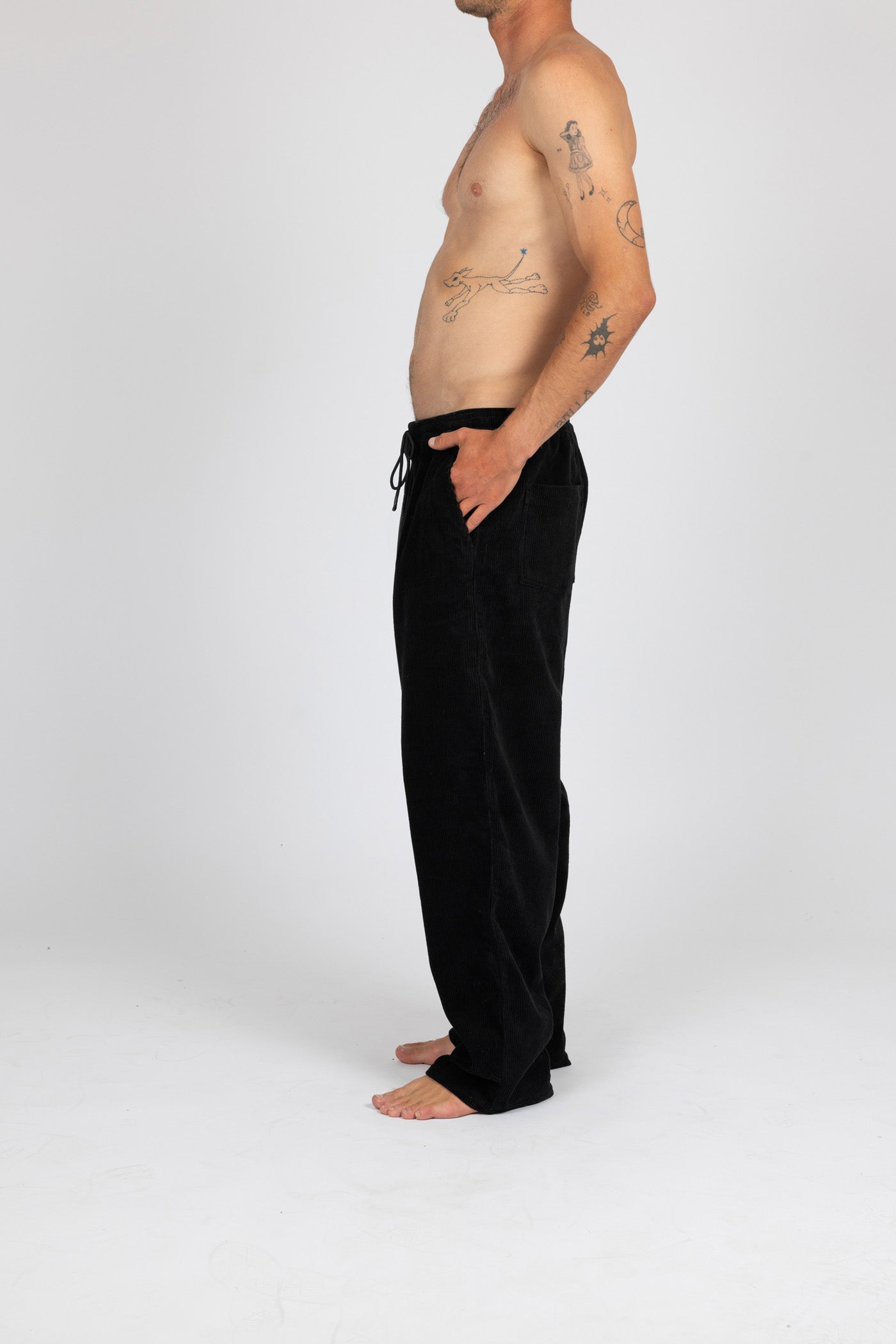 Rusty Benson Corduroy Pant -Black