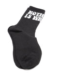 Happy Caps Nothing Is Wrong Socks - Black