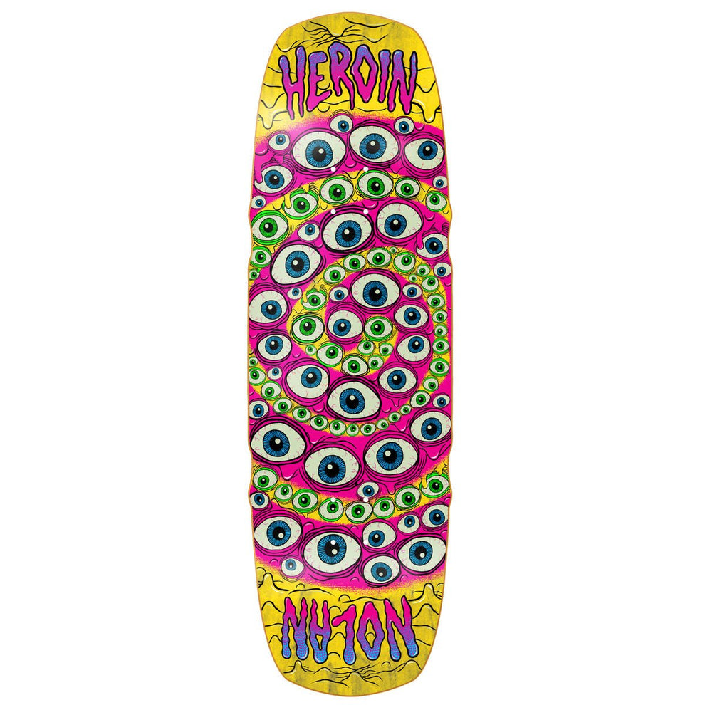 Heroin Nolan Houghton Spiralize 9.5" Skateboard Deck (Assorted Stains)