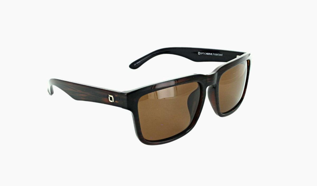 Optic Nerve Mashup Driftwood Brown - Brown Polarized Lens