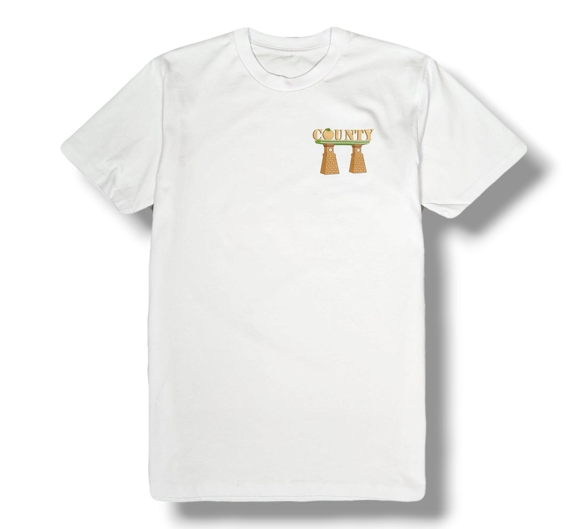 THE COUNTY PROJECT Landmarks Tee: WHITE