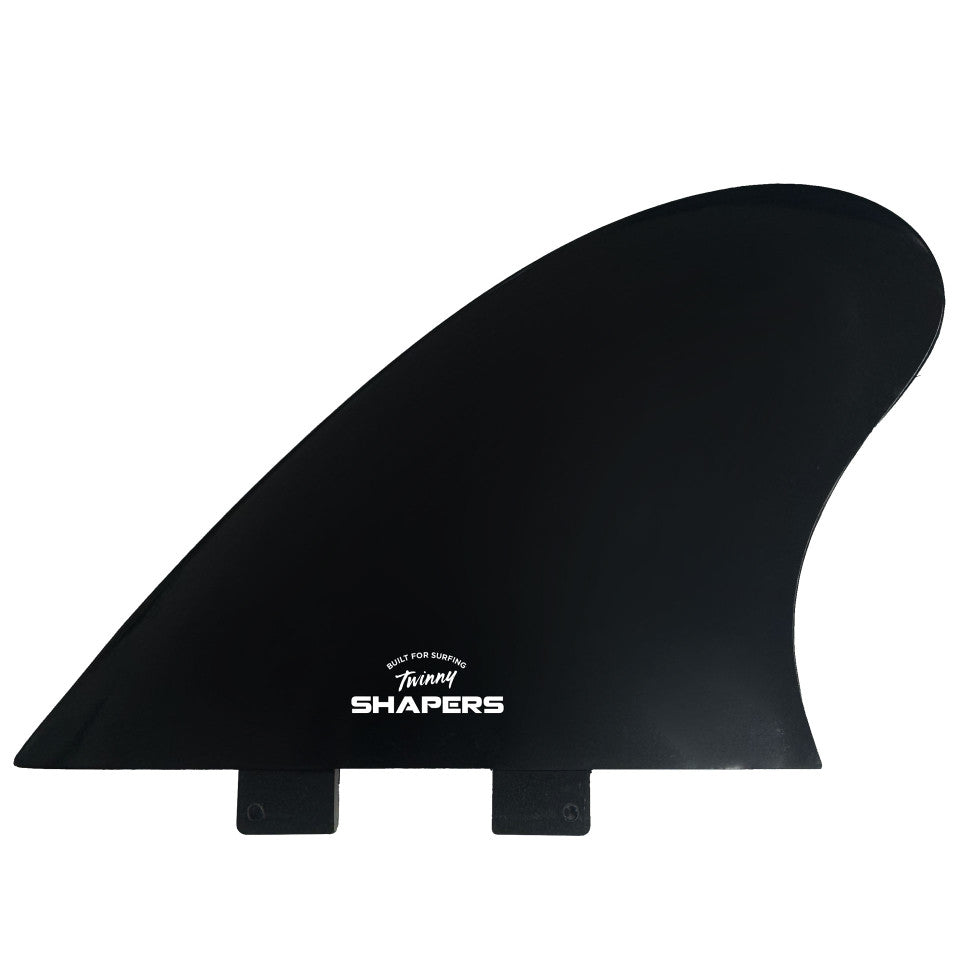 Shapers Twinny Fibreflex Twin Keel Set - Black