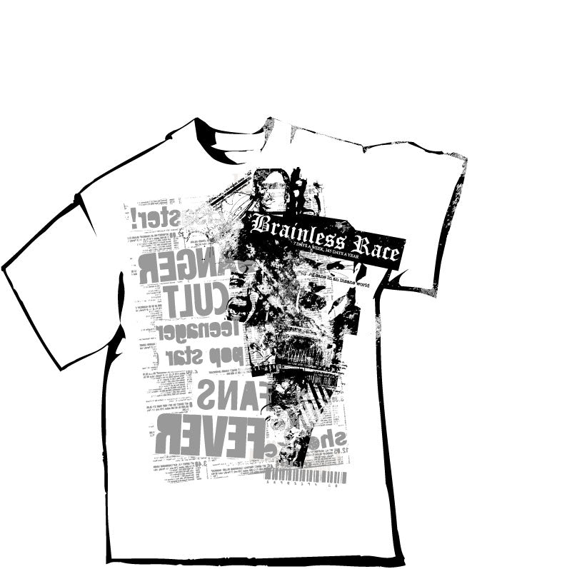 Brainless Race T-Shirt &quot;Bad Paper&quot; Sunny Smith LLC