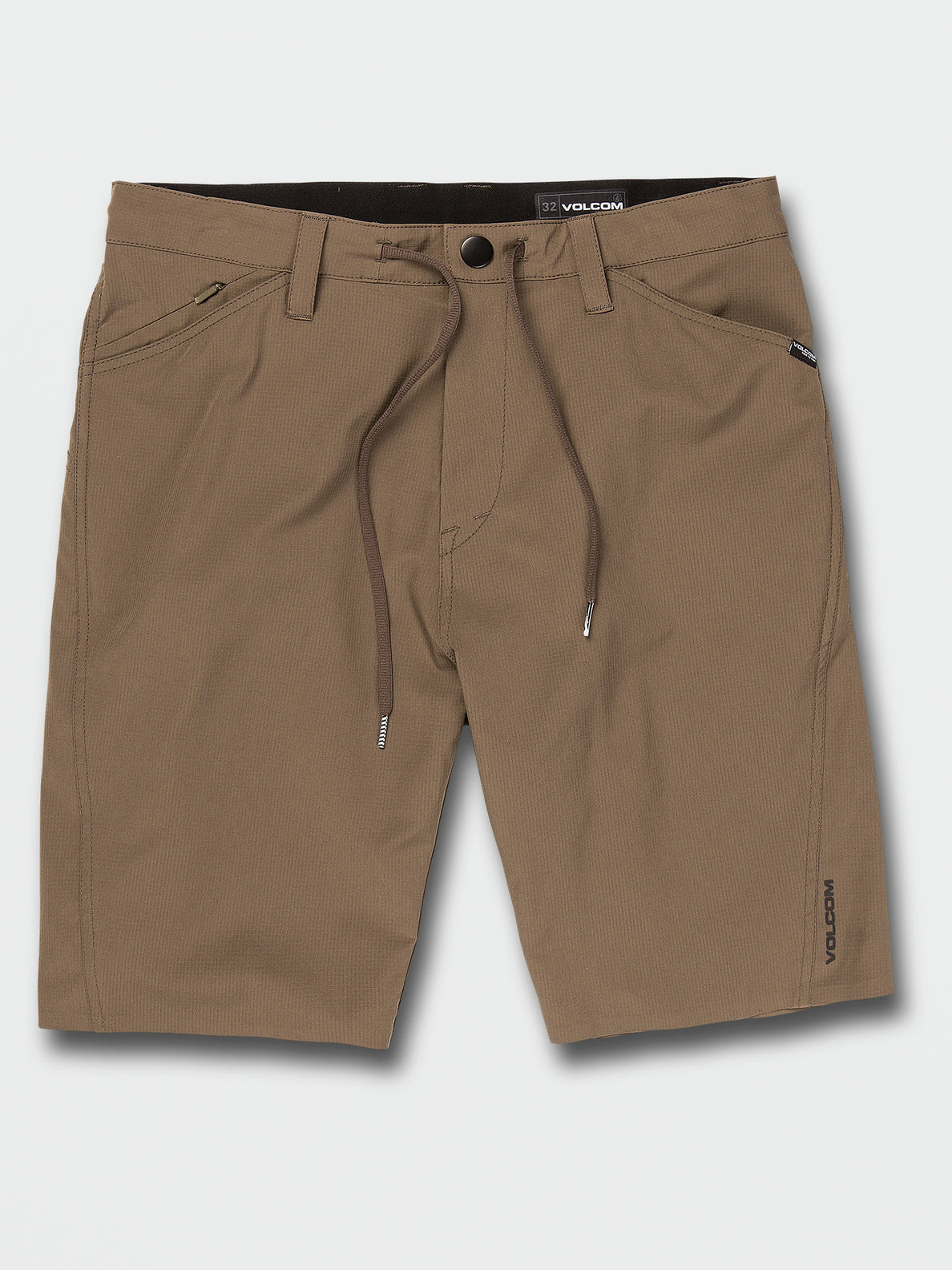 VOLCOM 91 TRAILS HYBRID 21" SHORT- TARMAC BROWN Sunny Smith LLC